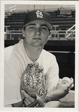 Justin Pope #307 Baseball Cards 2001 Bowman Heritage