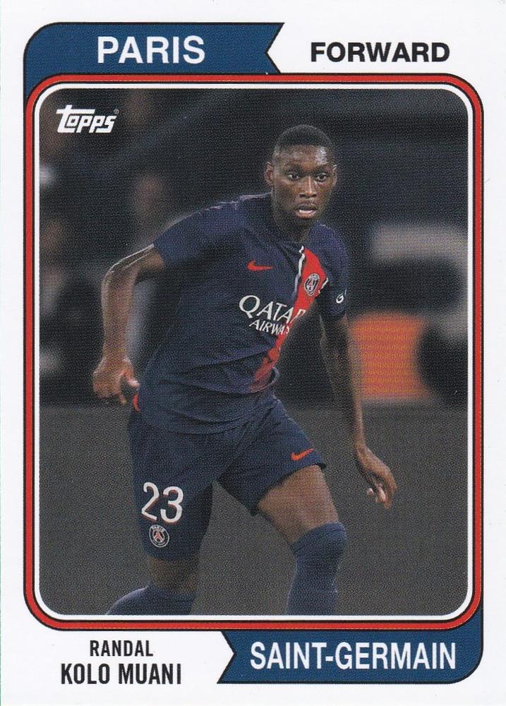 Randal Kolo Muani #45 2023 Topps Paris Saint Germain Team Set Soccer