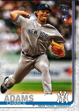 Chance Adams #98 Baseball Cards 2019 Topps