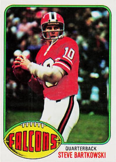 Steve Bartkowski #35 Football Cards 1976 Topps