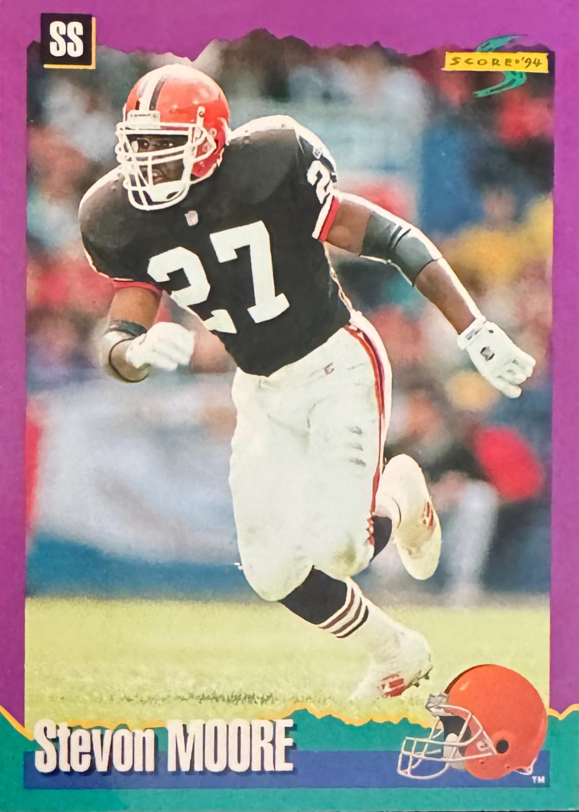 Stevon Stevon Moore #140 Prices | 1994 Panini Score | Football Cards