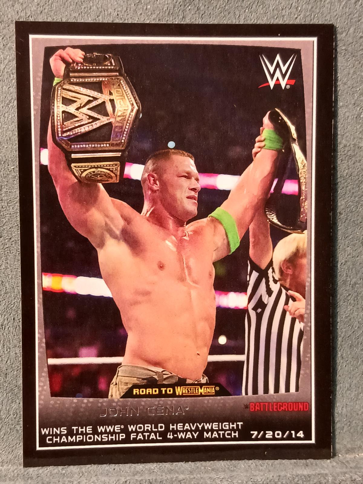 John Cena #36 Wrestling Cards 2015 Topps WWE Road to Wrestlemania