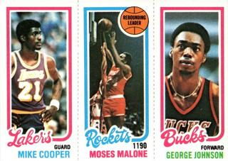 Mike Cooper / Moses Malone / George Johnson #103 / 137 / 148