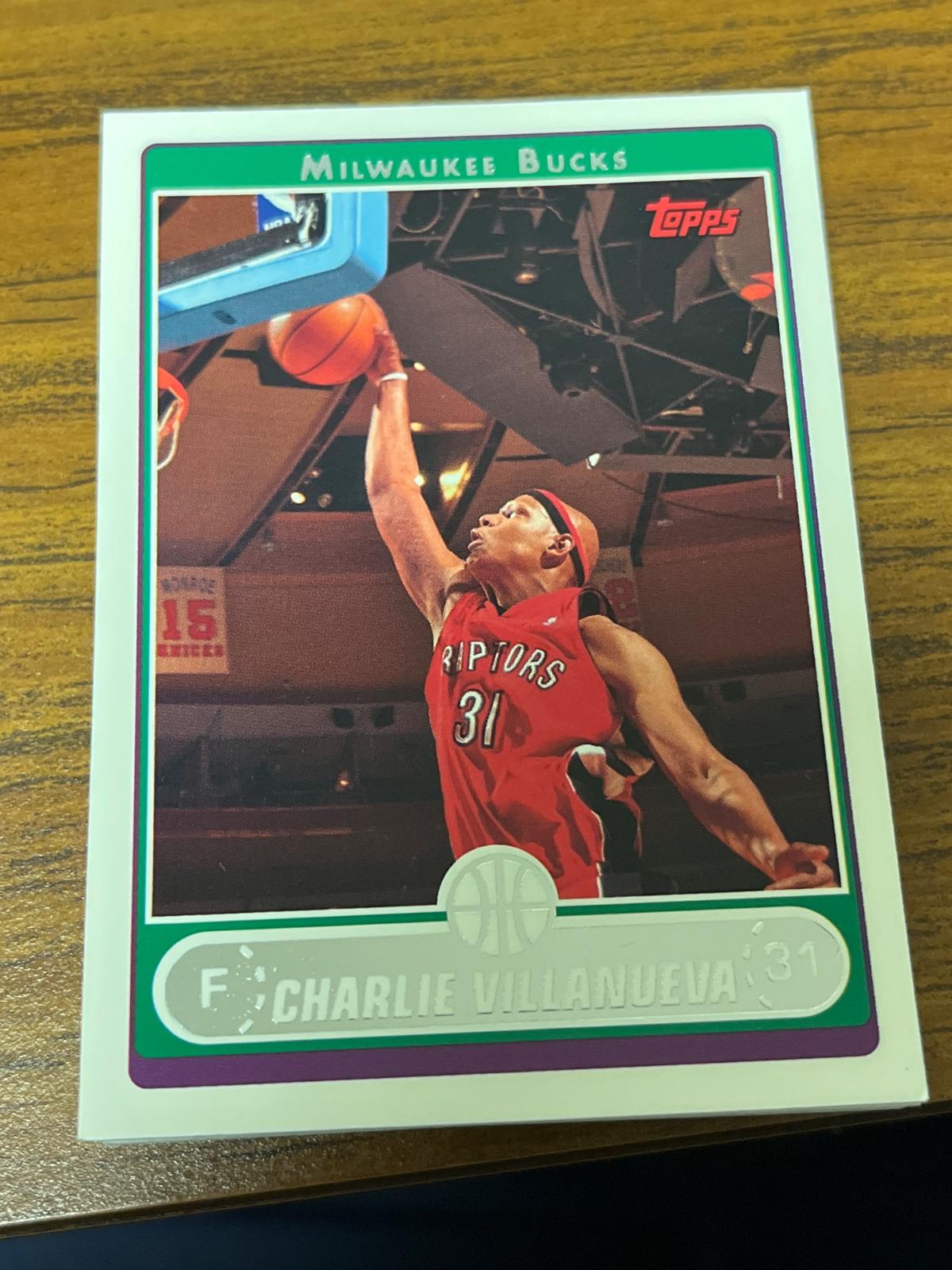 Charlie Villanueva #156 2006-07 Topps Basketball