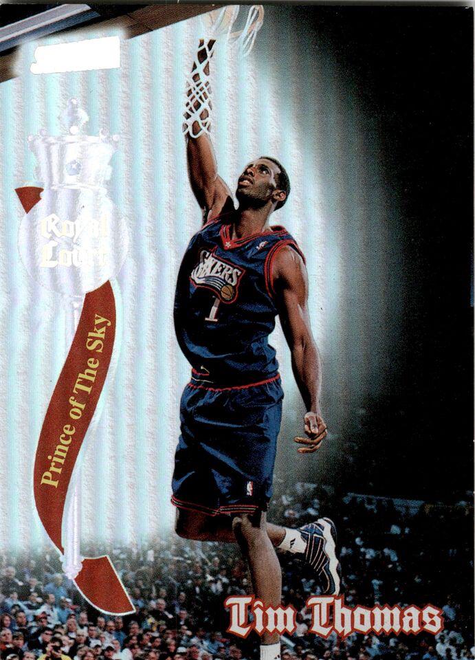 Tim Thomas #RC17 Basketball Cards 1997 Stadium Club Royal Court