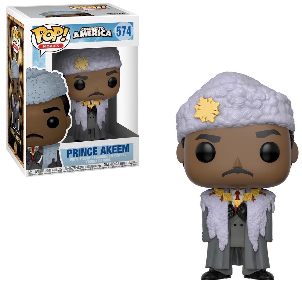 Prince Akeem #574 Coming to America Funko Pop box and figure