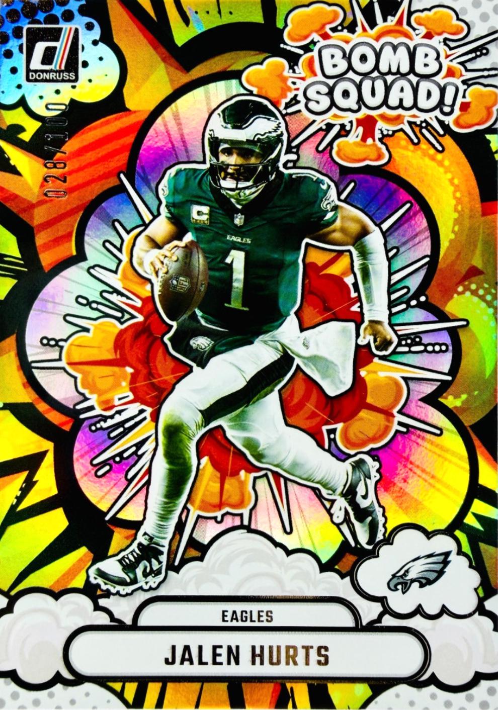 Jalen Hurts [Holo] #BS-JHS Prices | 2025 Panini Donruss Bomb Squad ...