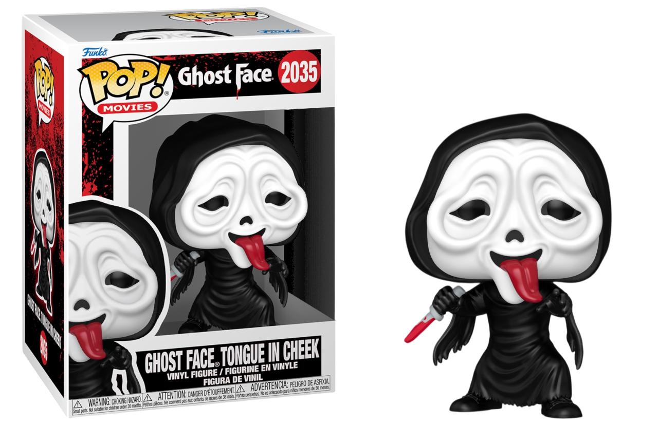 Ghost Face Tongue In Cheek #2035 Ghost Face Funko Pop box and figure
