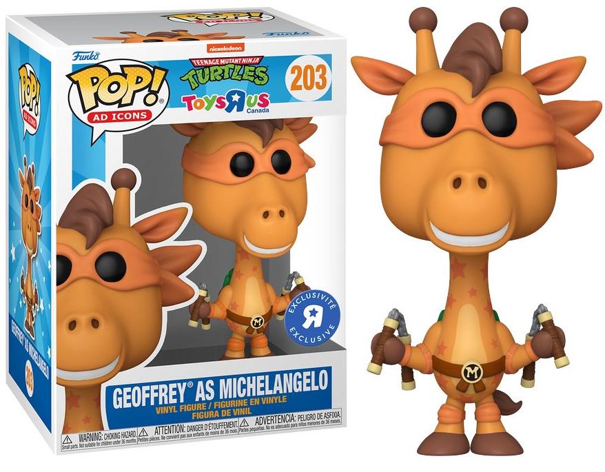 Geoffrey as Michelangelo #203 Funko POP Ad Icons