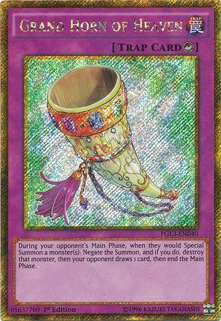 Grand Horn of Heaven PGL3-EN040 YuGiOh Premium Gold: Infinite Gold