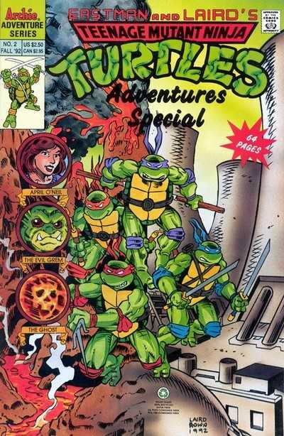 Teenage Mutant Ninja Turtles Adventures Special #2 (1992) Comic Books Teenage Mutant Ninja Turtles Special