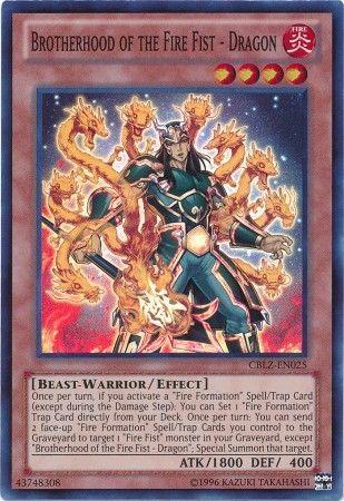 Brotherhood of the Fire Fist - Dragon CBLZ-EN025 YuGiOh Cosmo Blazer