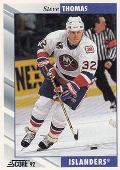 Steve Thomas #12 Hockey Cards 1992 Score