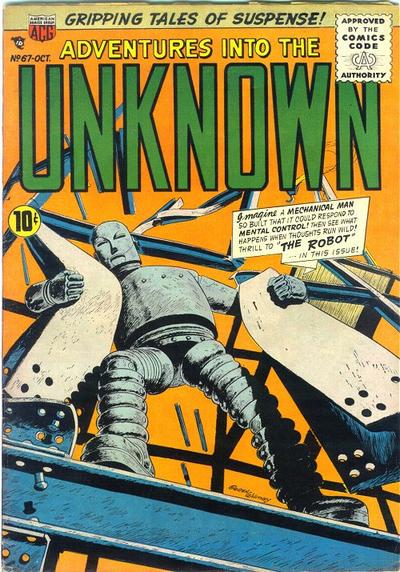 Adventures into the Unknown #67 (1955) Comic Books Adventures into the Unknown