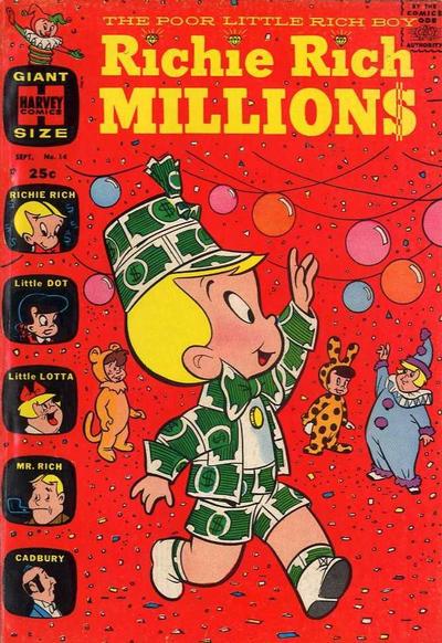 Richie Rich Millions #14 (1965) Comic Books Richie Rich Millions