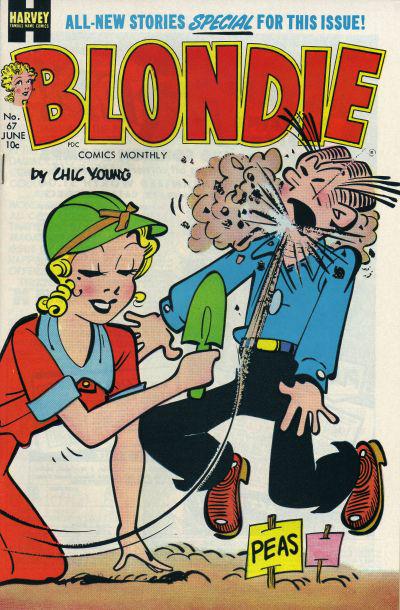 Blondie Comics Monthly #67 (1954) Comic Books Blondie Comics Monthly