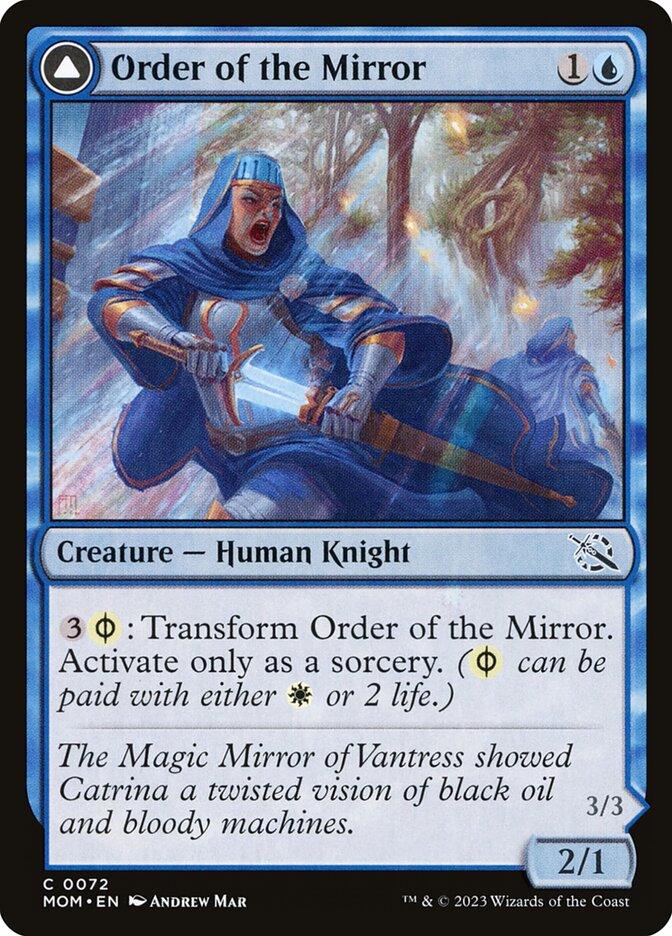Order of the Mirror // Order of the Alabaster Host #72 Magic March of the Machine