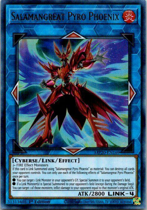 Salamangreat Pyro Phoenix MP20-EN169 YuGiOh 2020 Tin of Lost Memories Mega Pack