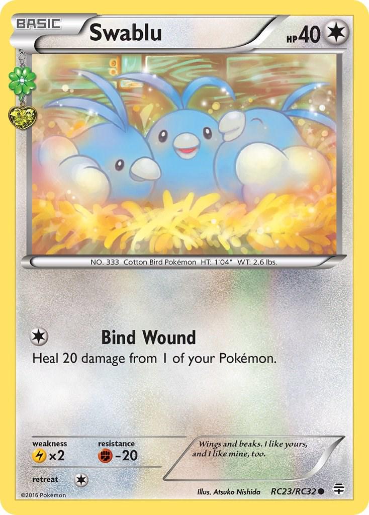 Swablu #RC23 Pokemon Generations