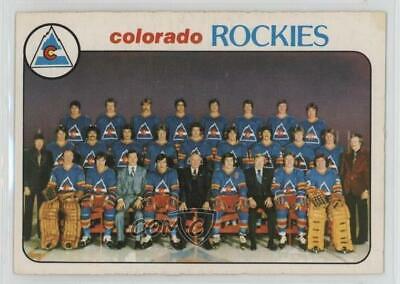 Rockies Team #196 Hockey Cards 1978 O-Pee-Chee