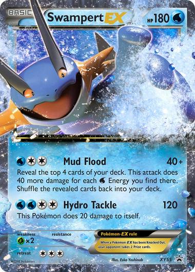 Swampert EX #XY55 Cover Art