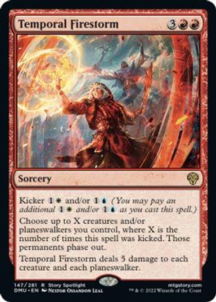 Temporal Firestorm #147 Magic Dominaria United