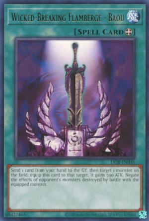 Wicked-Breaking Flamberge - Baou DCR-EN035 YuGiOh Dark Crisis: 25th Anniversary