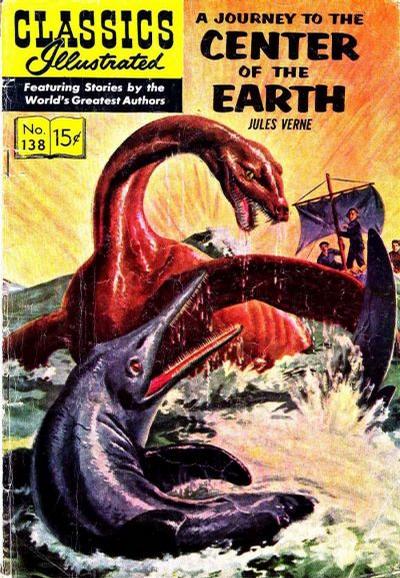 A Journey to the Center of the Earth #138 (1957) Comic Books Classics Illustrated