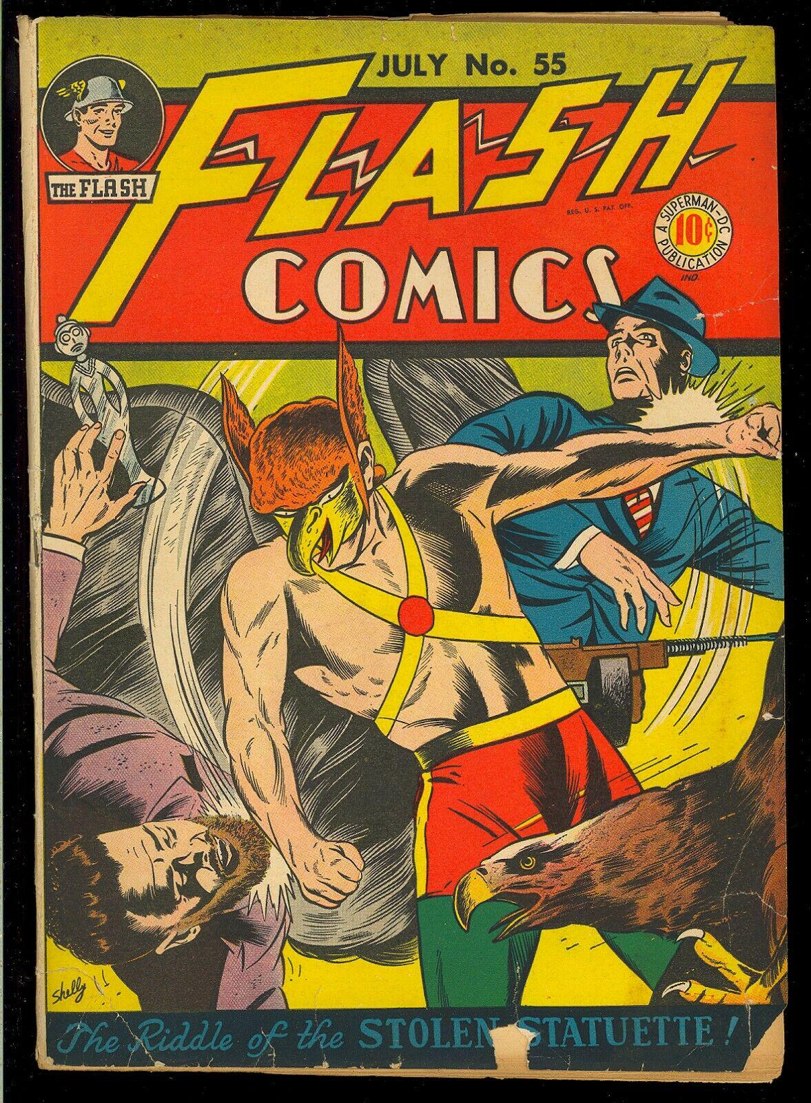 Flash Comics #55 (1944) Comic Books Flash Comics