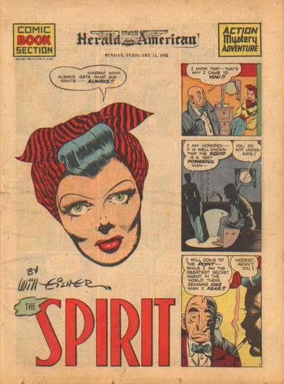 Spirit #2/15/1942 (1942) Comic Books Spirit