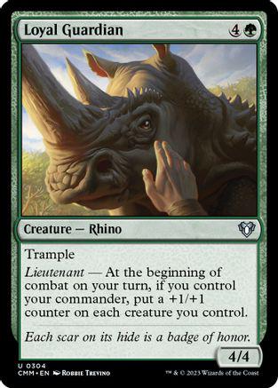 Loyal Guardian #304 Magic Commander Masters