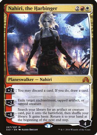 Nahiri, the Harbinger Magic Shadows Over Innistrad