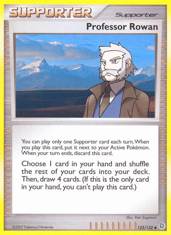 Professor Rowan #123 Pokemon Secret Wonders