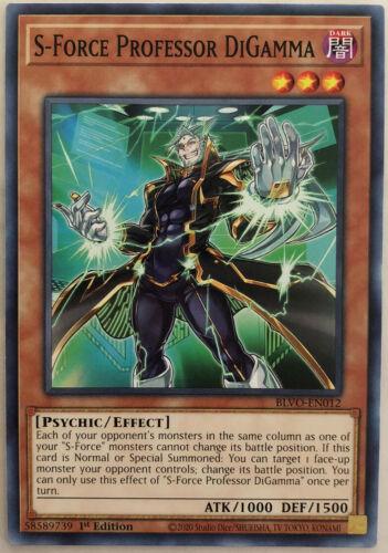 S-Force Professor DiGamma BLVO-EN012 YuGiOh Blazing Vortex