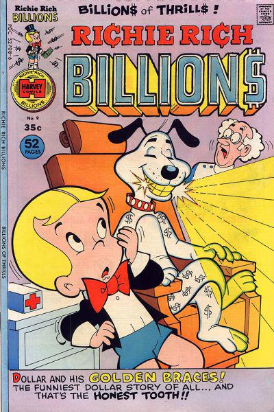Richie Rich Billions #9 (1976) Comic Books Richie Rich Billions