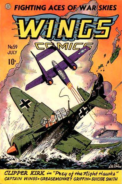 Wings Comics #59 (1945) Comic Books Wings Comics
