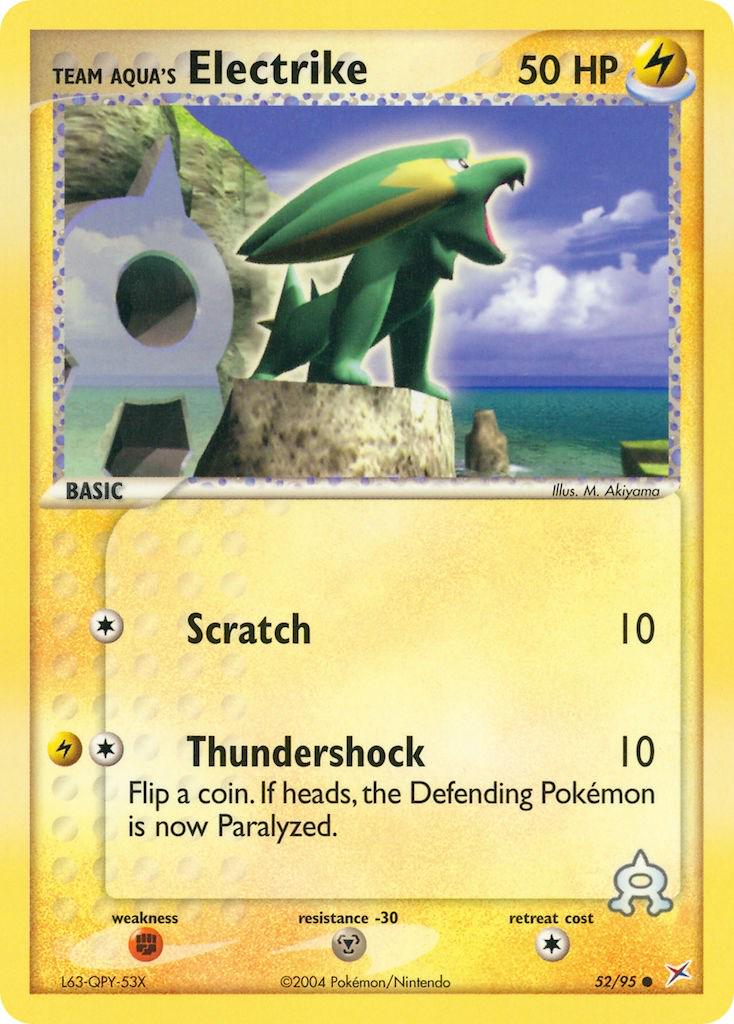 Electrike #52 Pokemon Team Magma & Team Aqua
