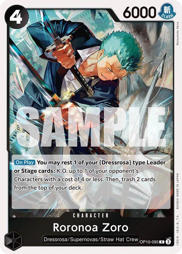 Roronoa Zoro OP10-095 One Piece Royal Blood