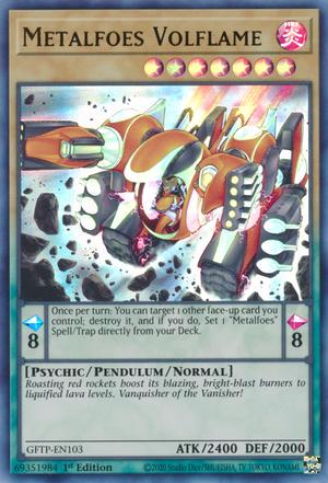 Metalfoes Volflame GFTP-EN103 YuGiOh Ghosts From the Past