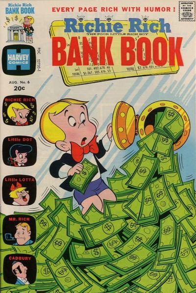 Richie Rich Bank Book #6 (1973) Comic Books Richie Rich Bank Book