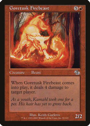 Goretusk Firebeast Magic Judgment