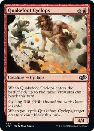Quakefoot Cyclops (Magic Jumpstart 2022)