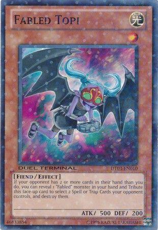 Fabled Topi DT03-EN010 YuGiOh Duel Terminal 3