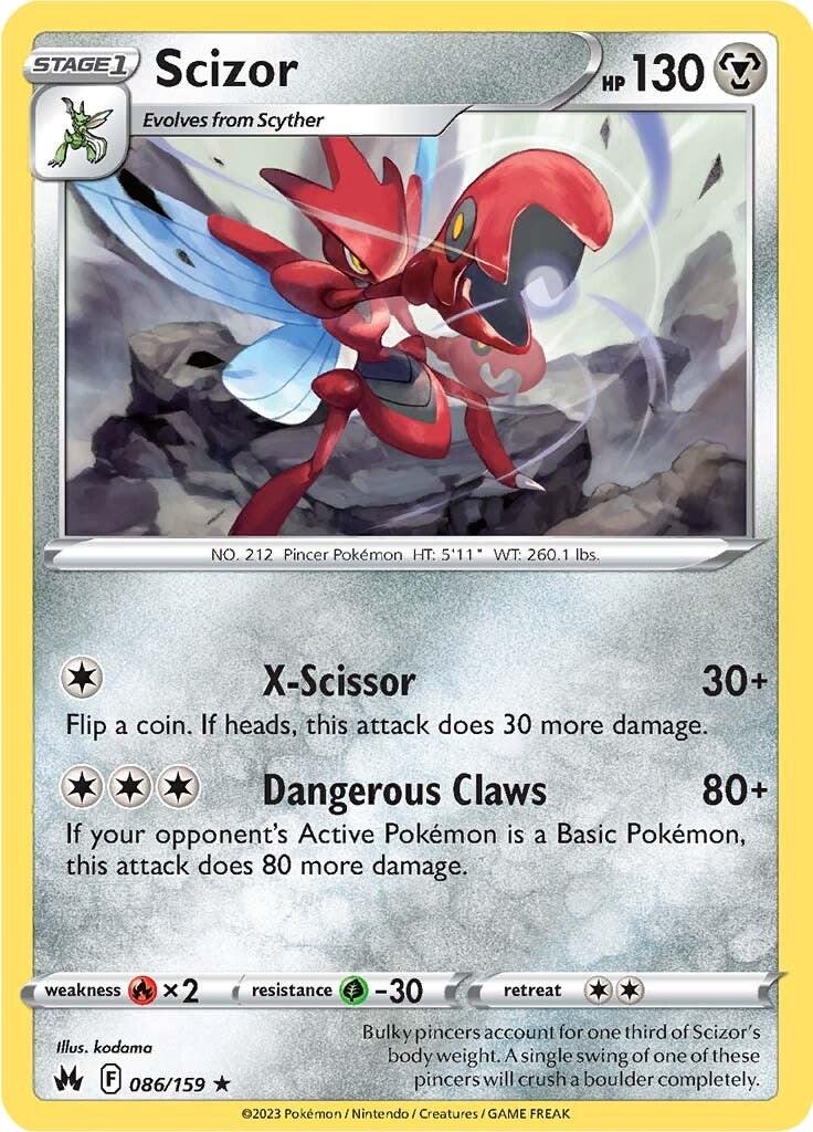 Scizor #86 Pokemon Crown Zenith