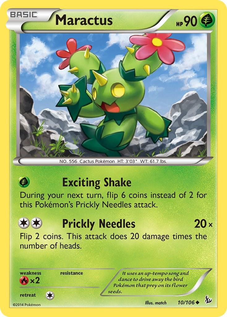 Maractus #10 Pokemon Flashfire