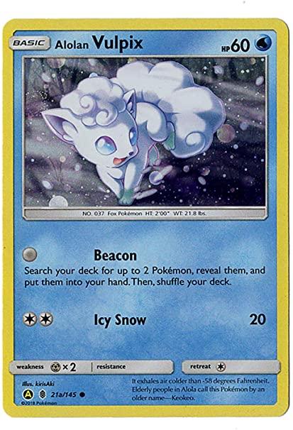 Alolan Vulpix #21a Pokemon Guardians Rising