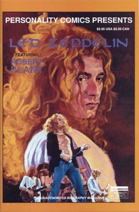 Personality Comics Presents: Led Zeppelin - Robert Plant #1 (1992) Comic Books Personality Comics Presents: Led Zeppelin