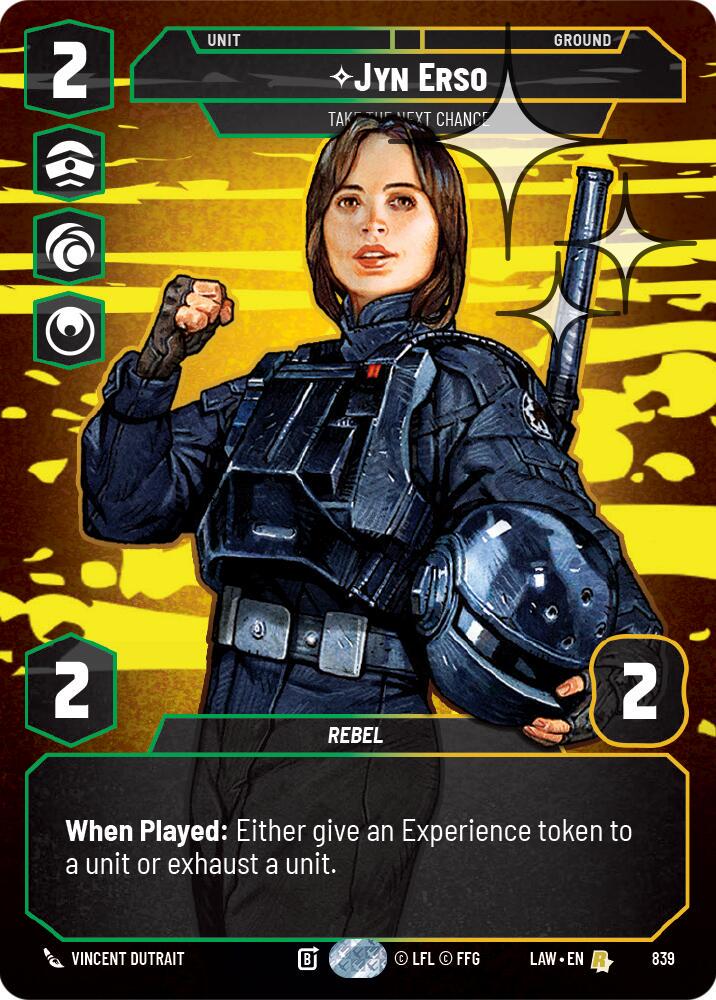 Jyn Erso - Take the Next Chance [Prestige Foil] #839