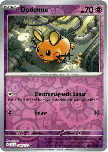 Dedenne [Reverse Holo] #87 Cover Art