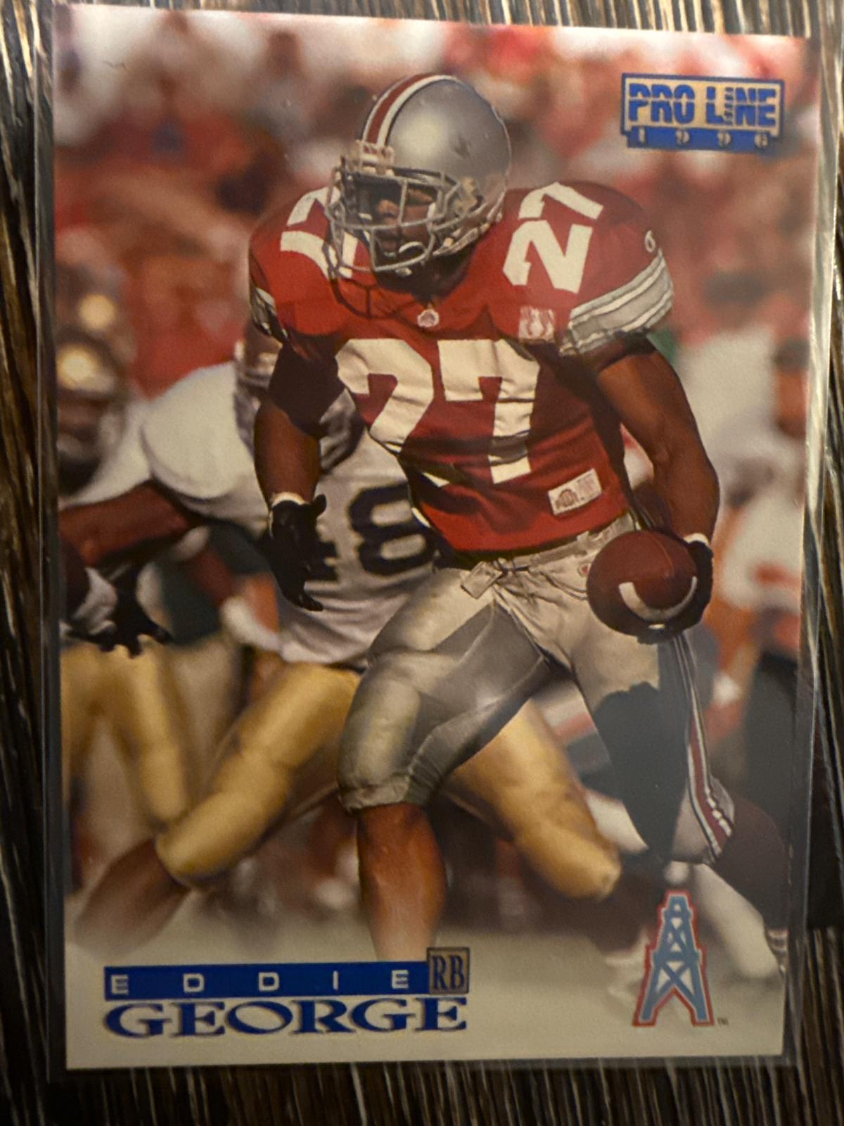 Eddie George #347 Football Cards 1996 Pro Line